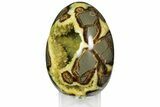 Calcite Crystal Filled Septarian Geode Egg - Utah #161349-1